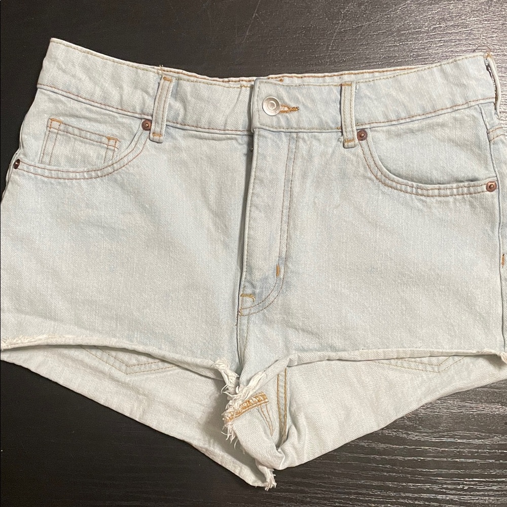 H&M Light Wash Jean Shorts
